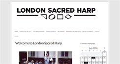 Desktop Screenshot of londonsacredharp.org